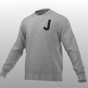 Adidas Gray Sweatshirt Juventus Soccer Club  with Black Logo Size Medium